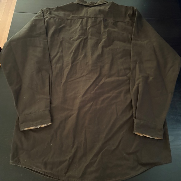 NEW Mens Carhartt Heavy Duty Brown Lined Canvas Button Shirt Size L Tall - Picture 6 of 6